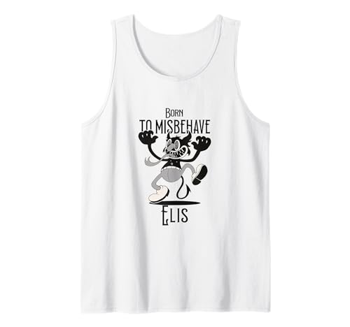 Herren ELIS - Jungen Name mit süßem Teufel - Born to Misbehave Tank Top von ELIS Sohn Enkel Geburtstag Geschenkideen