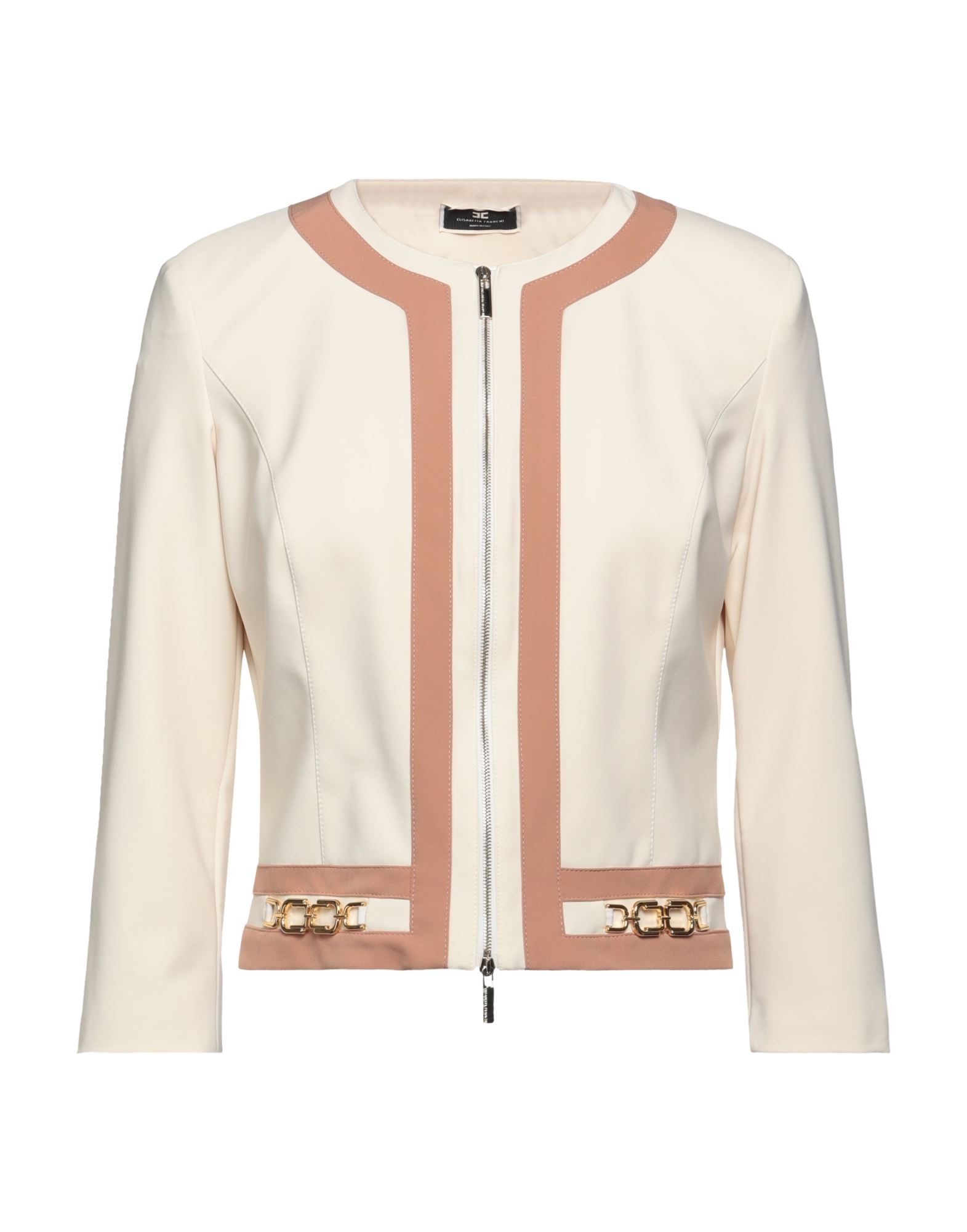 ELISABETTA FRANCHI Blazer Damen Elfenbein ELISABETTA FRANCHI Blazer Damen Elfenbein von ELISABETTA FRANCHI
