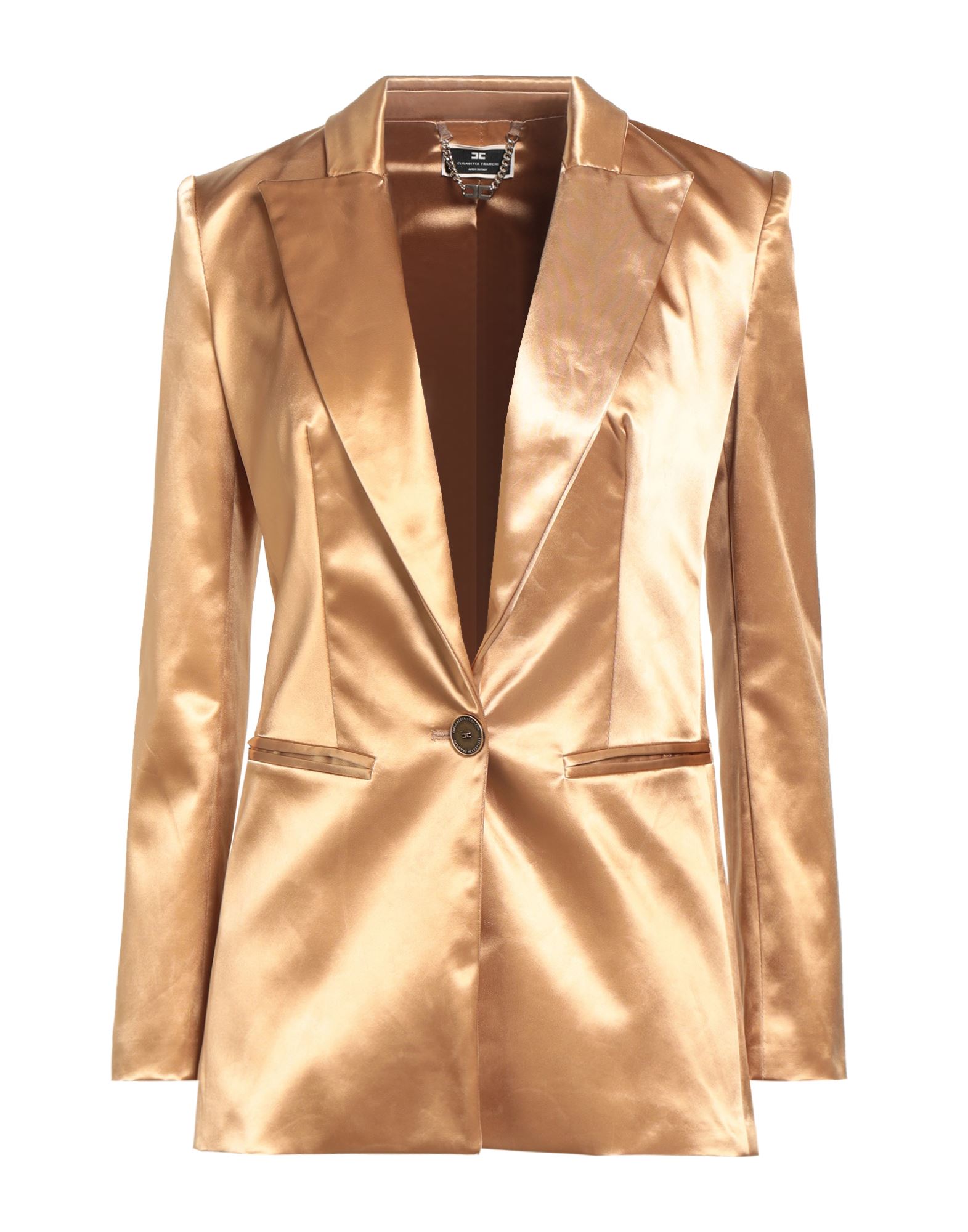 ELISABETTA FRANCHI Blazer Damen Gold ELISABETTA FRANCHI Blazer Damen Gold von ELISABETTA FRANCHI