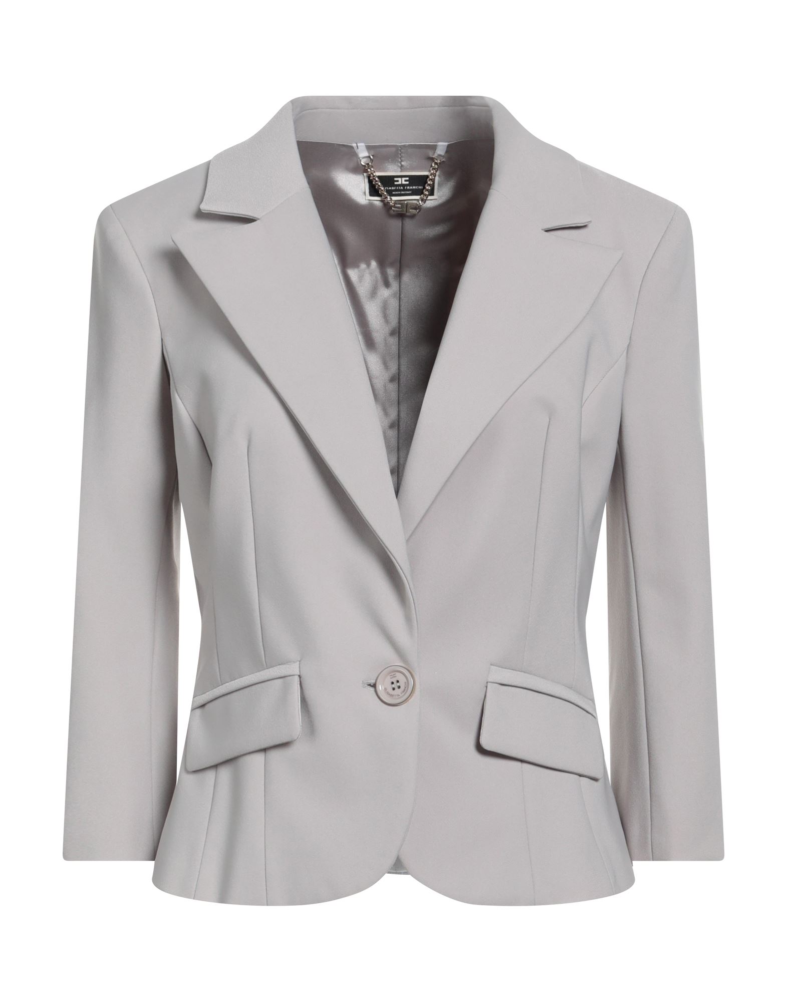 ELISABETTA FRANCHI Blazer Damen Hellgrau von ELISABETTA FRANCHI