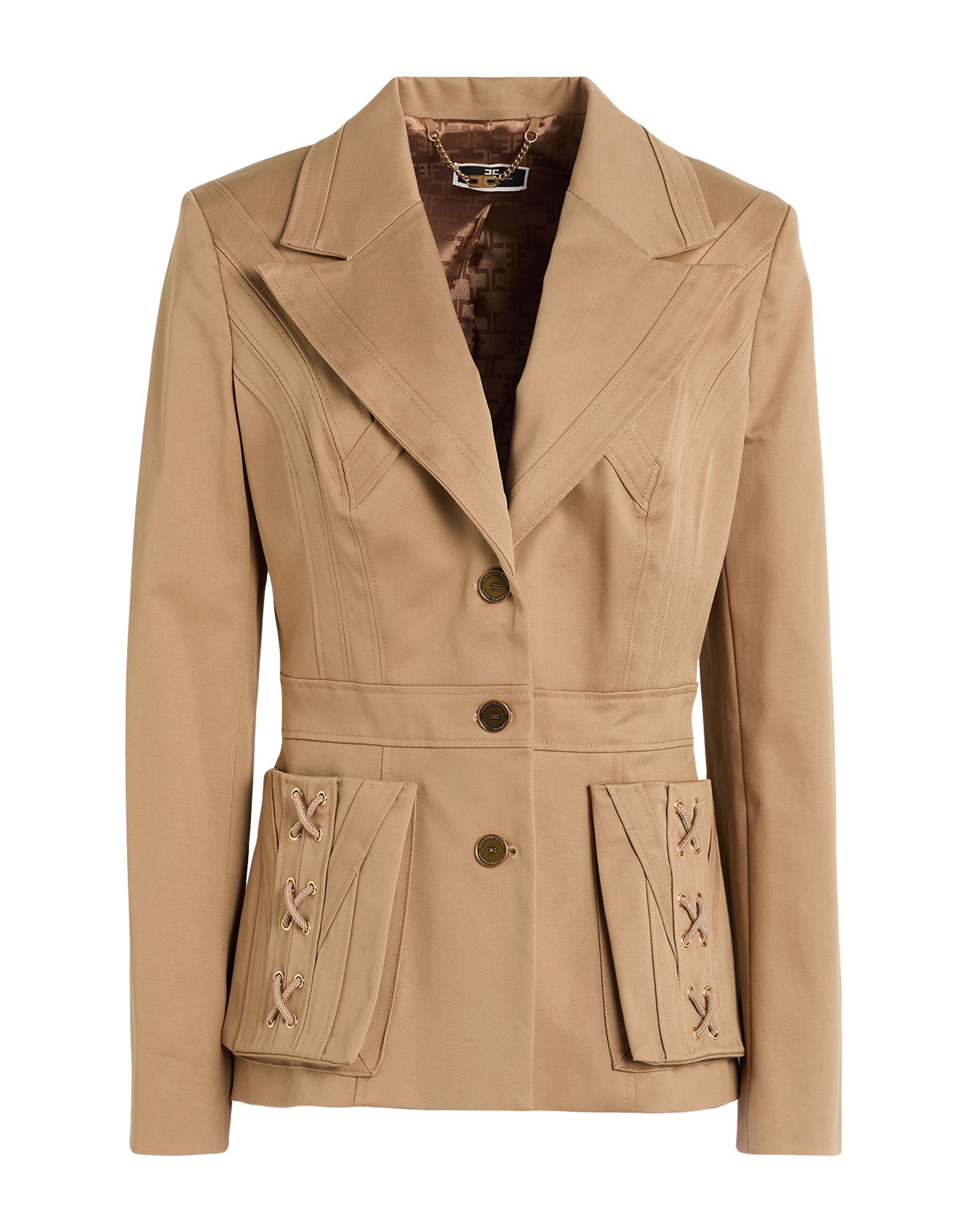 ELISABETTA FRANCHI Blazer Damen Sand von ELISABETTA FRANCHI