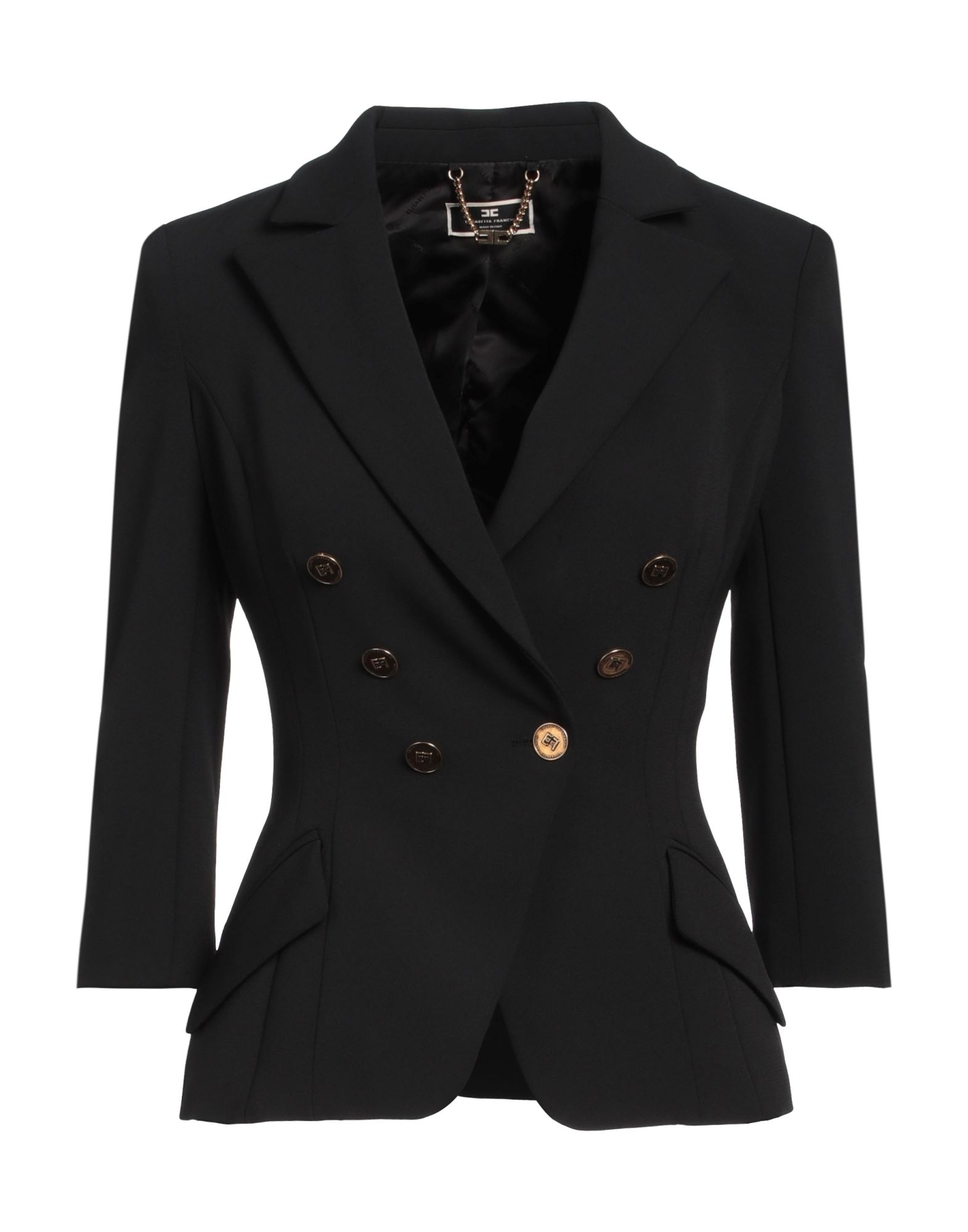 ELISABETTA FRANCHI Blazer Damen Schwarz von ELISABETTA FRANCHI