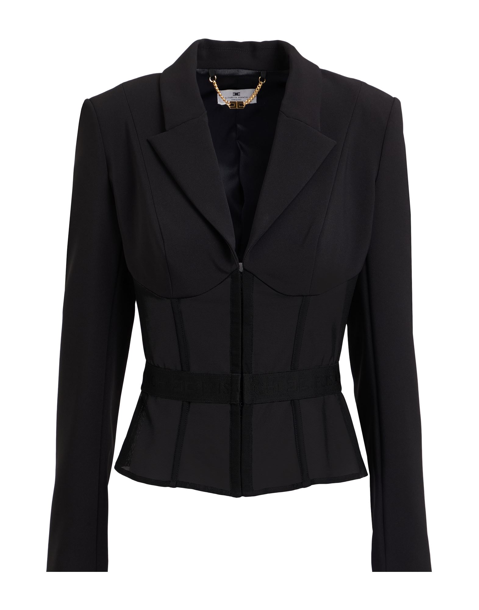 ELISABETTA FRANCHI Blazer Damen Schwarz von ELISABETTA FRANCHI