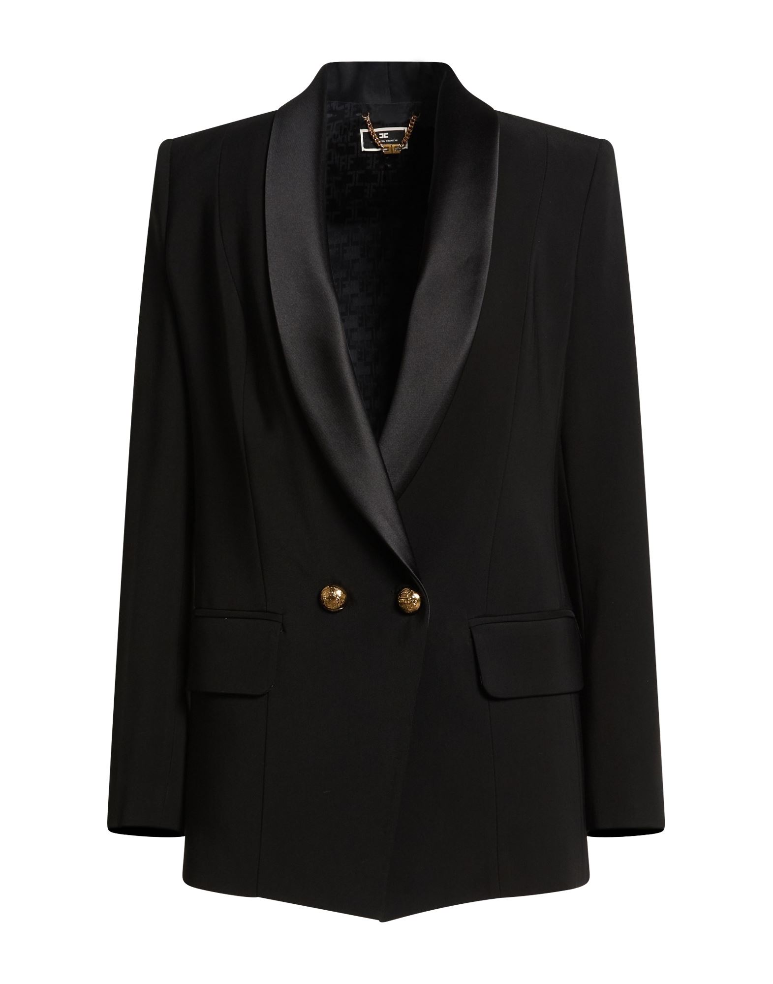 ELISABETTA FRANCHI Blazer Damen Schwarz von ELISABETTA FRANCHI