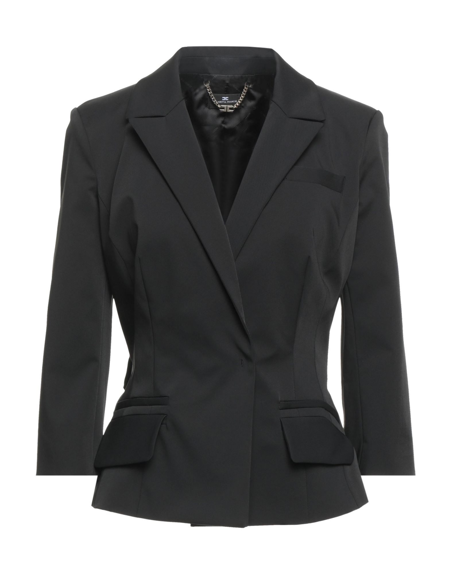 ELISABETTA FRANCHI Blazer Damen Schwarz von ELISABETTA FRANCHI