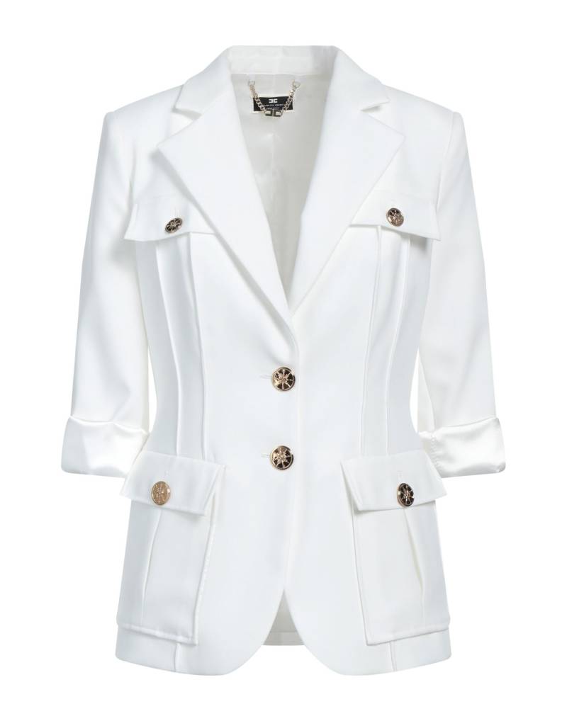 ELISABETTA FRANCHI Blazer Damen Weiß von ELISABETTA FRANCHI