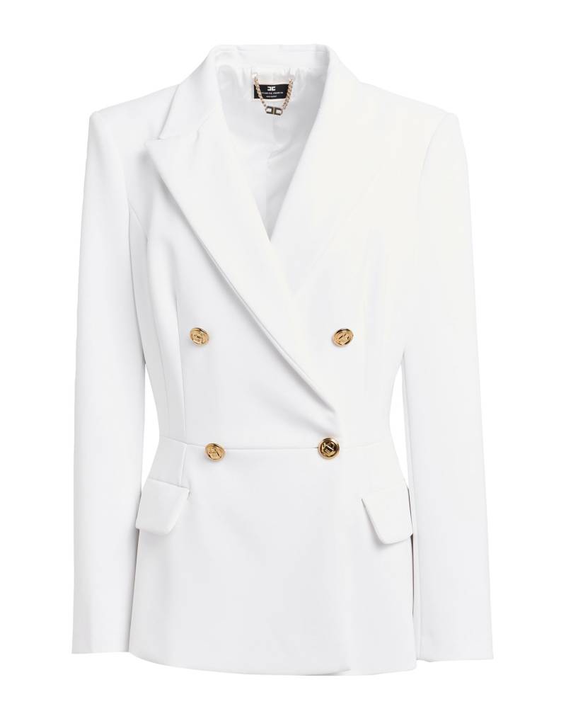 ELISABETTA FRANCHI Blazer Damen Weiß von ELISABETTA FRANCHI
