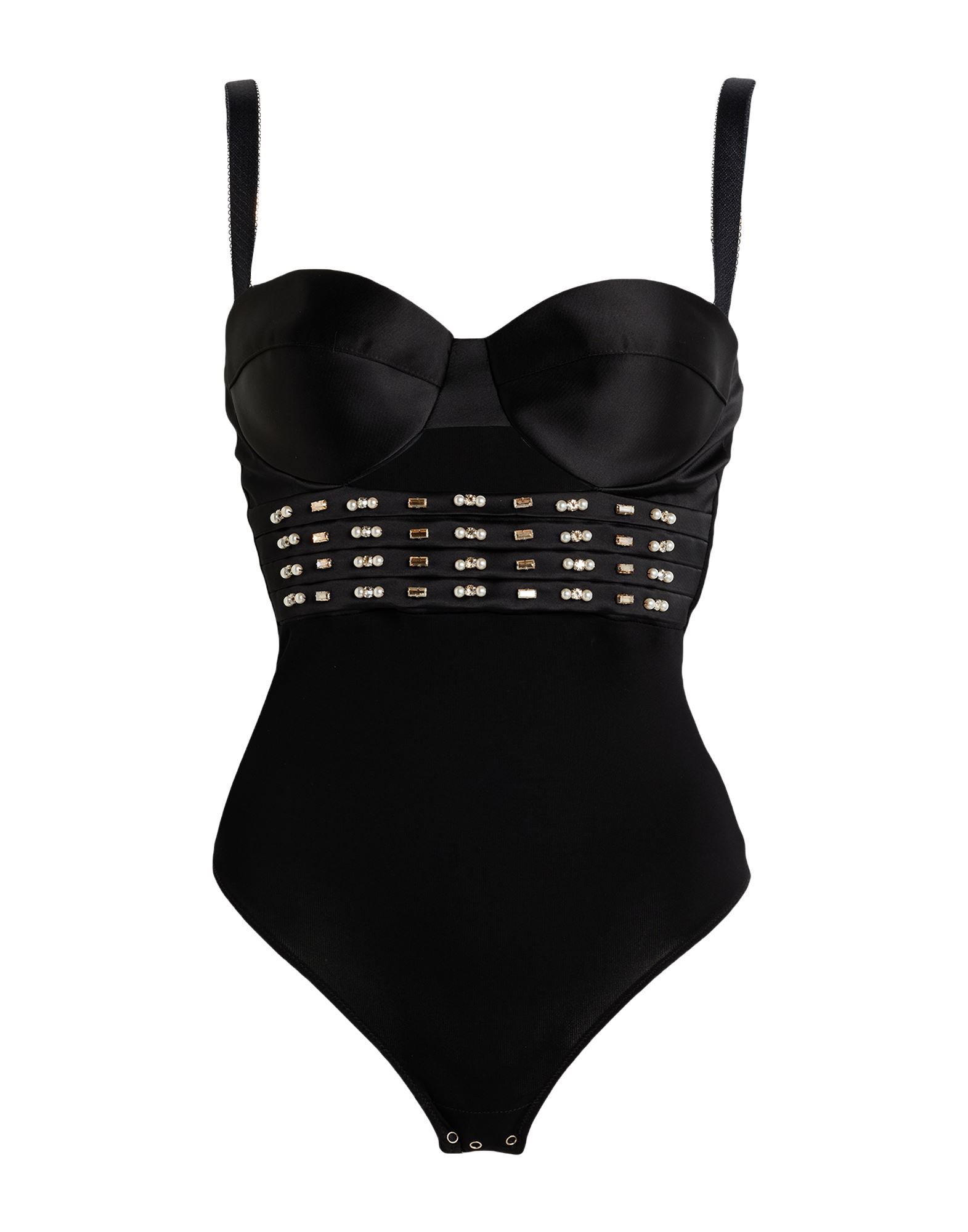 ELISABETTA FRANCHI Bodysuit Damen Schwarz von ELISABETTA FRANCHI