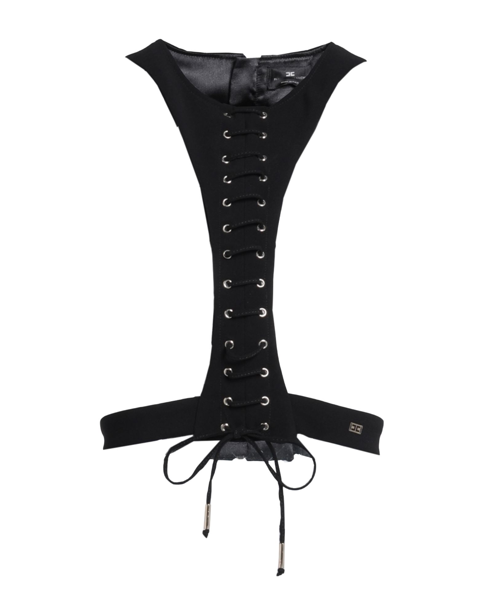 ELISABETTA FRANCHI Couture-weste Damen Schwarz von ELISABETTA FRANCHI