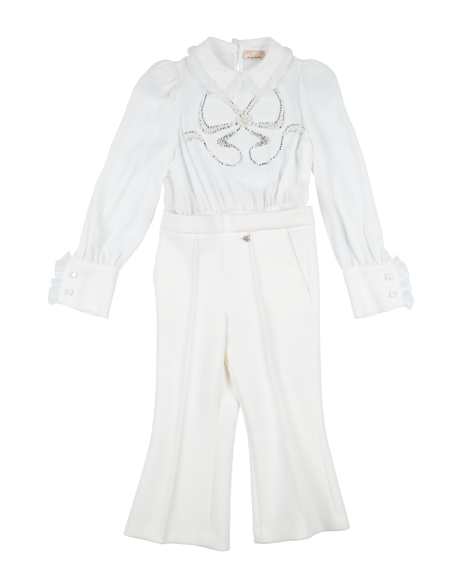 ELISABETTA FRANCHI Jumpsuit Kinder Weiß von ELISABETTA FRANCHI