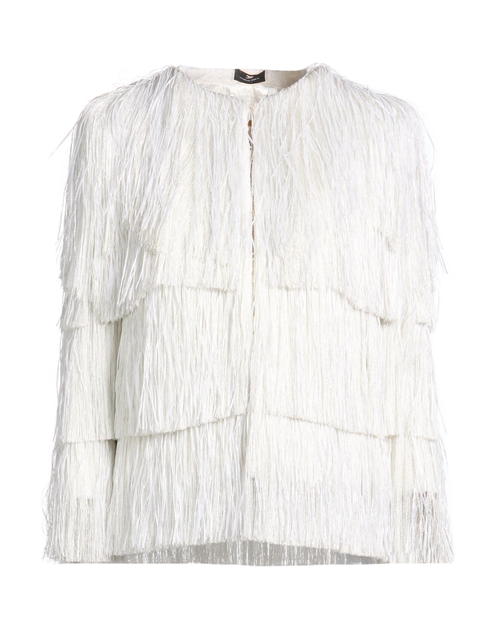 ELISABETTA FRANCHI Jacke & Anorak Damen Elfenbein von ELISABETTA FRANCHI