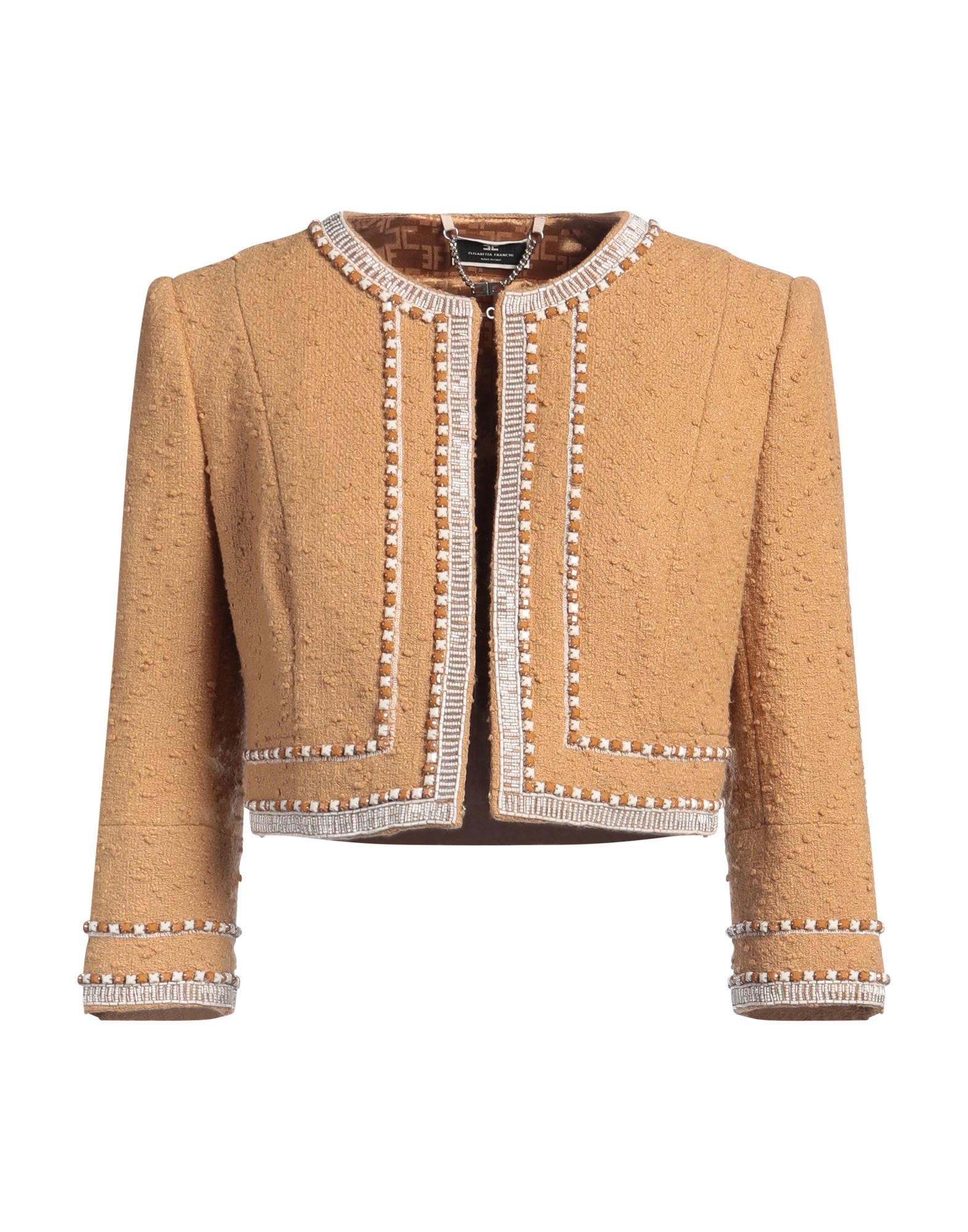 ELISABETTA FRANCHI Jacke & Anorak Damen Kamel von ELISABETTA FRANCHI