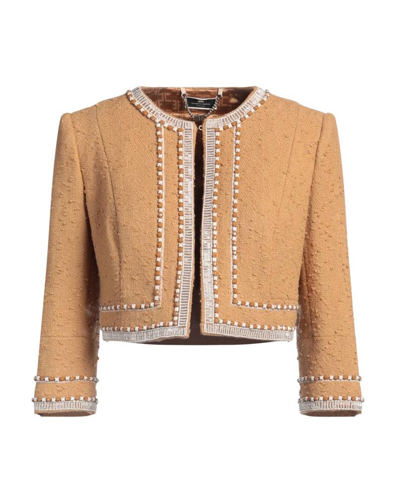 ELISABETTA FRANCHI Jacke & Anorak Damen Kamel von ELISABETTA FRANCHI