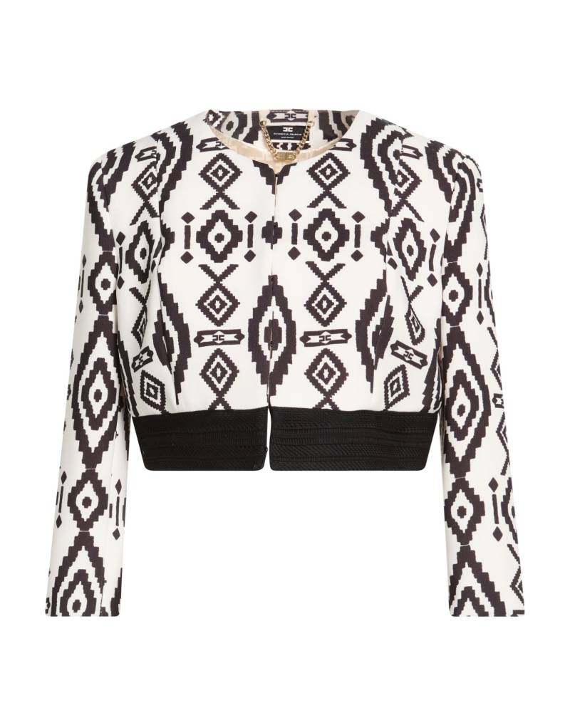 ELISABETTA FRANCHI Jacke & Anorak Damen Off white von ELISABETTA FRANCHI