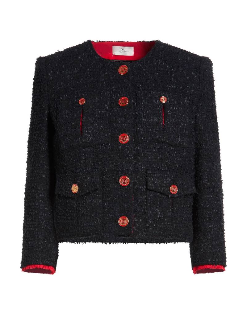 ELISABETTA FRANCHI Jacke & Anorak Damen Schwarz von ELISABETTA FRANCHI