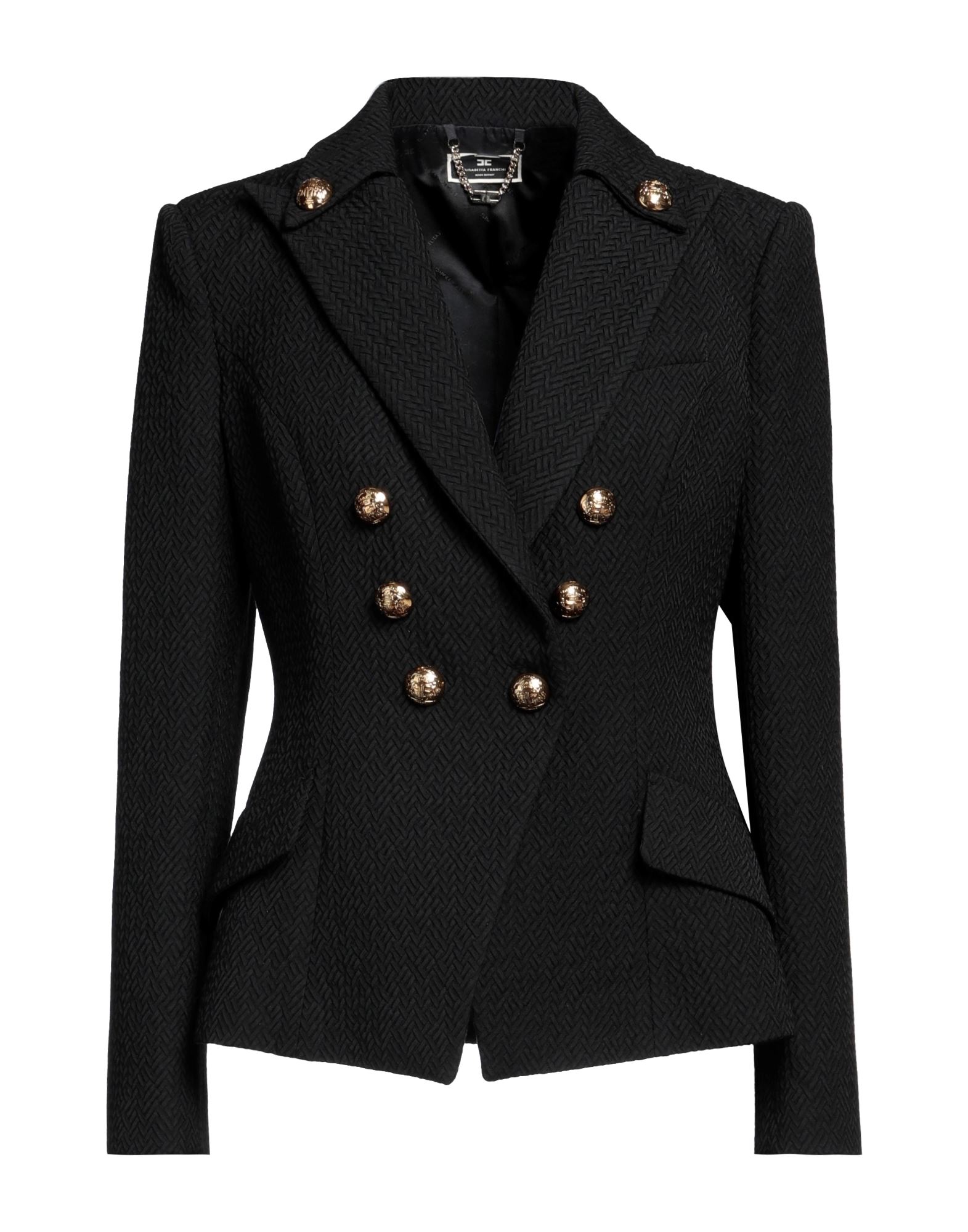 ELISABETTA FRANCHI Blazer Damen Schwarz von ELISABETTA FRANCHI