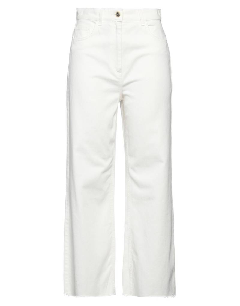 ELISABETTA FRANCHI Jeanshose Damen Elfenbein ELISABETTA FRANCHI Jeanshose Damen Elfenbein von ELISABETTA FRANCHI