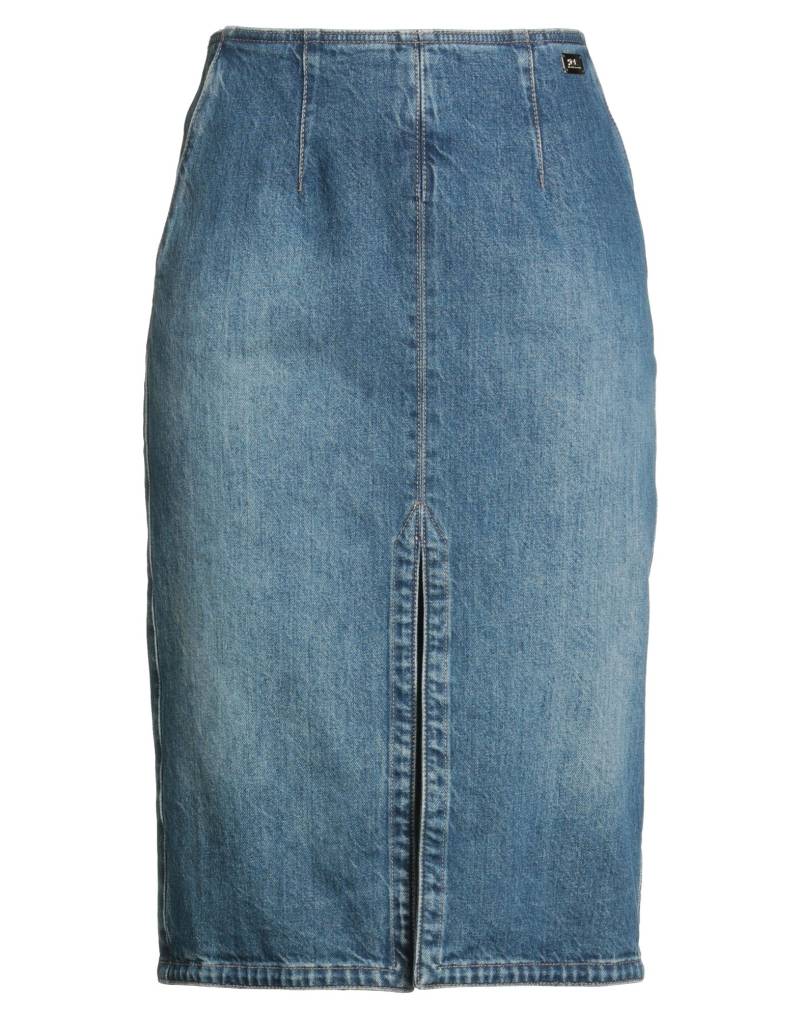 ELISABETTA FRANCHI Jeansrock Damen Blau von ELISABETTA FRANCHI