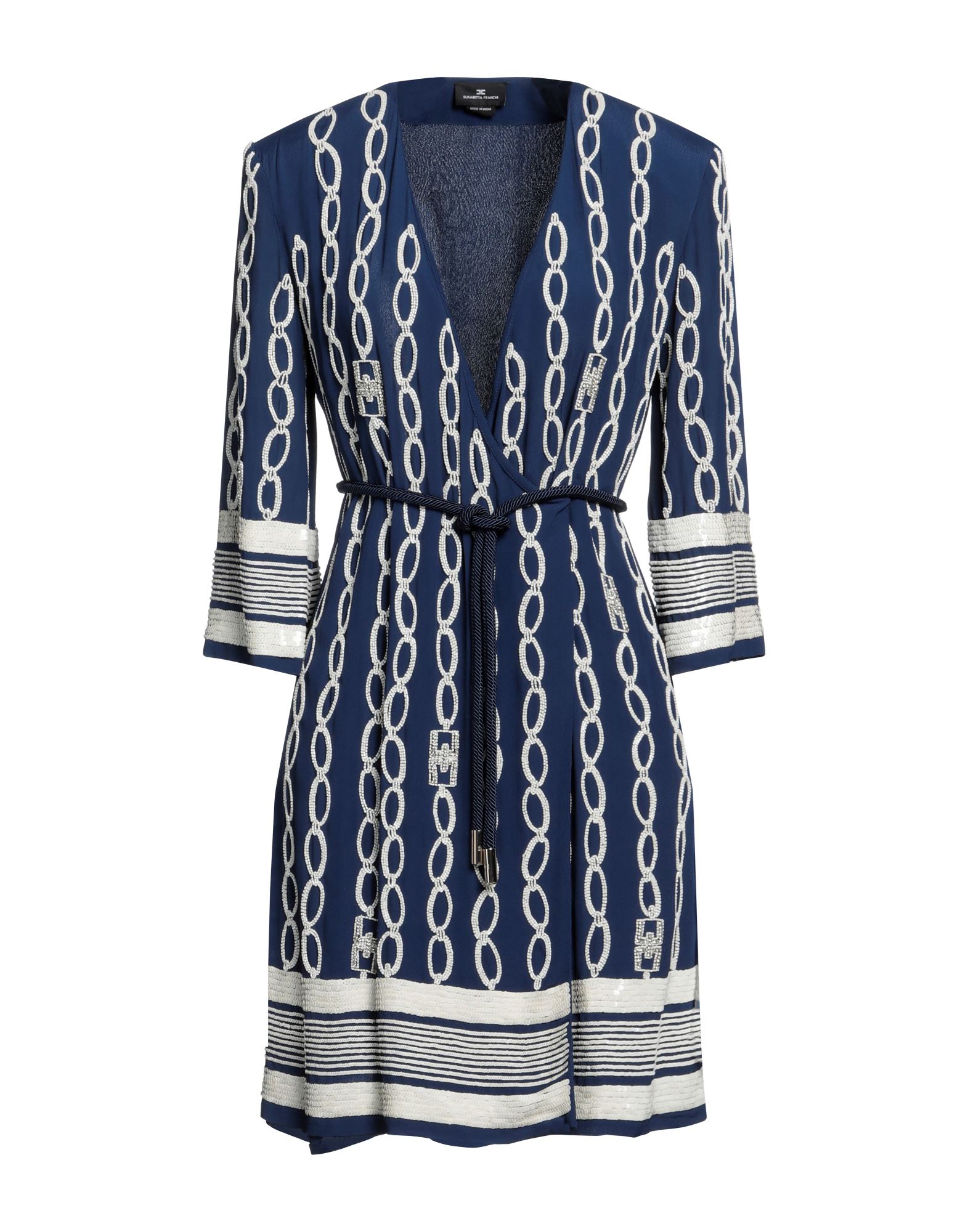 ELISABETTA FRANCHI Mini-kleid Damen Marineblau ELISABETTA FRANCHI Mini-kleid Damen Marineblau von ELISABETTA FRANCHI