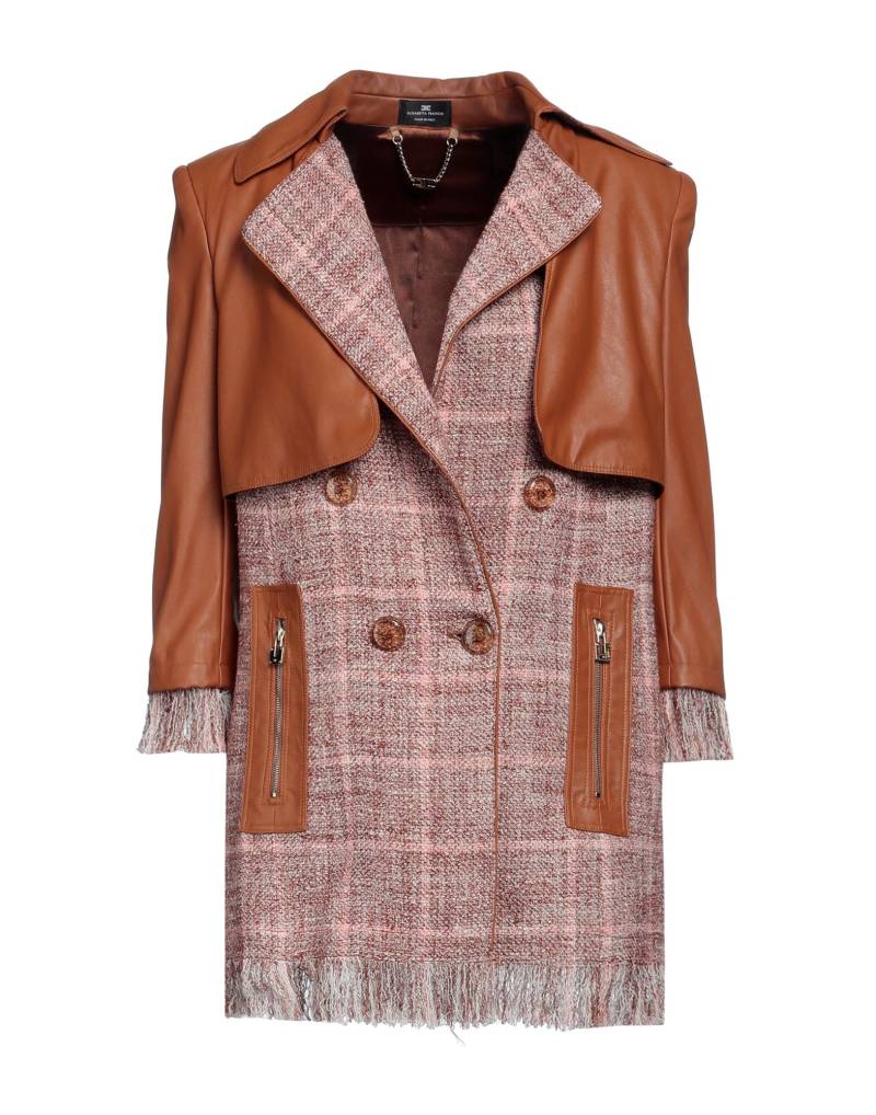 ELISABETTA FRANCHI Jacke, Mantel & Trenchcoat Damen Kamel von ELISABETTA FRANCHI