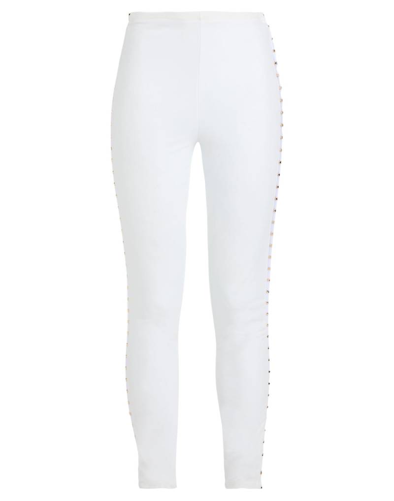 ELISABETTA FRANCHI Leggings Damen Weiß von ELISABETTA FRANCHI
