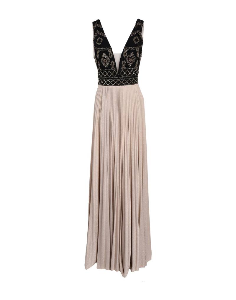 ELISABETTA FRANCHI Maxi-kleid Damen Beige von ELISABETTA FRANCHI