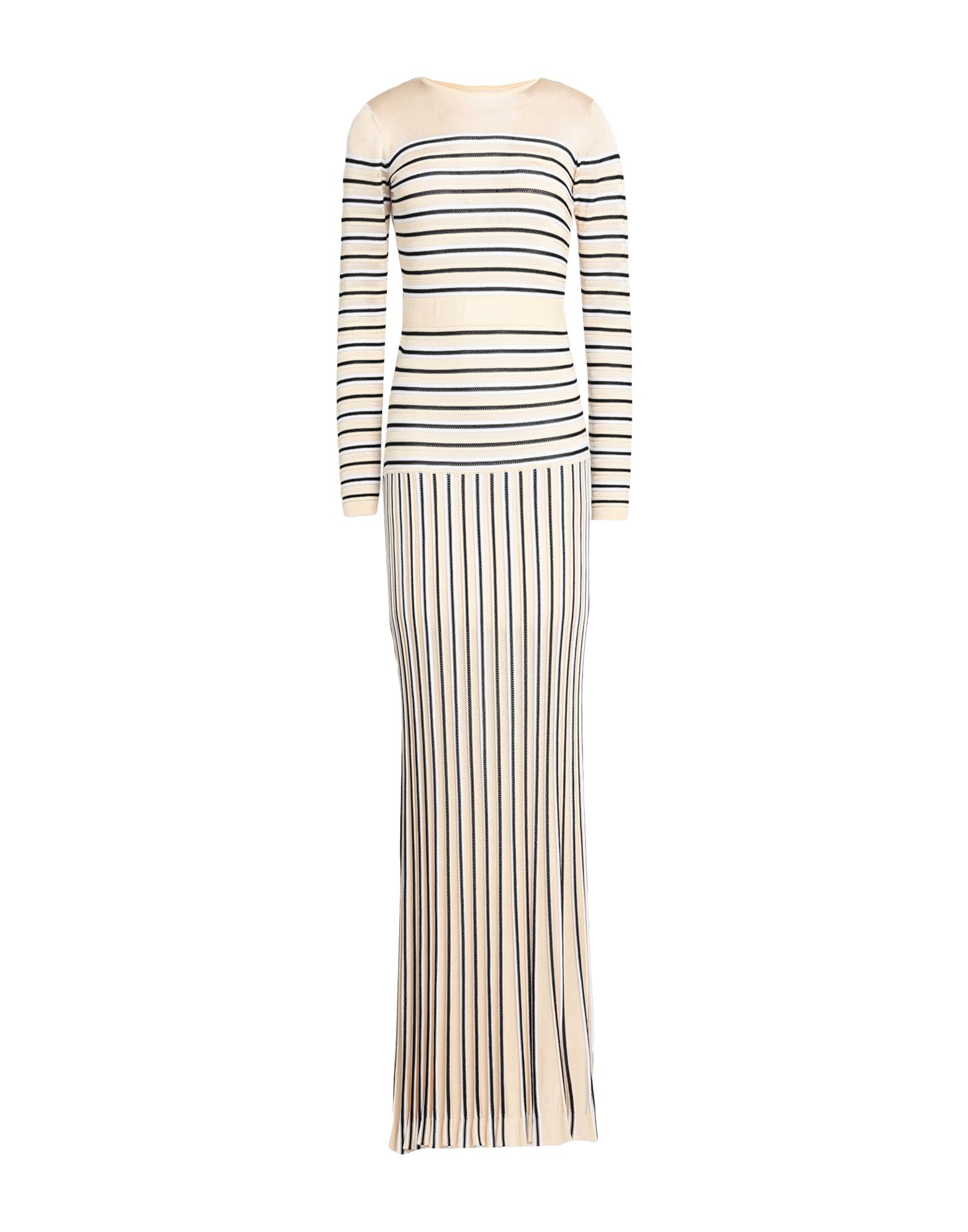 ELISABETTA FRANCHI Maxi-kleid Damen Beige von ELISABETTA FRANCHI