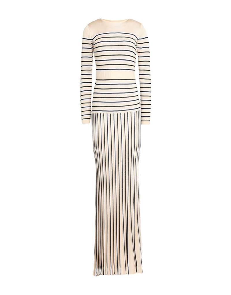 ELISABETTA FRANCHI Maxi-kleid Damen Beige von ELISABETTA FRANCHI