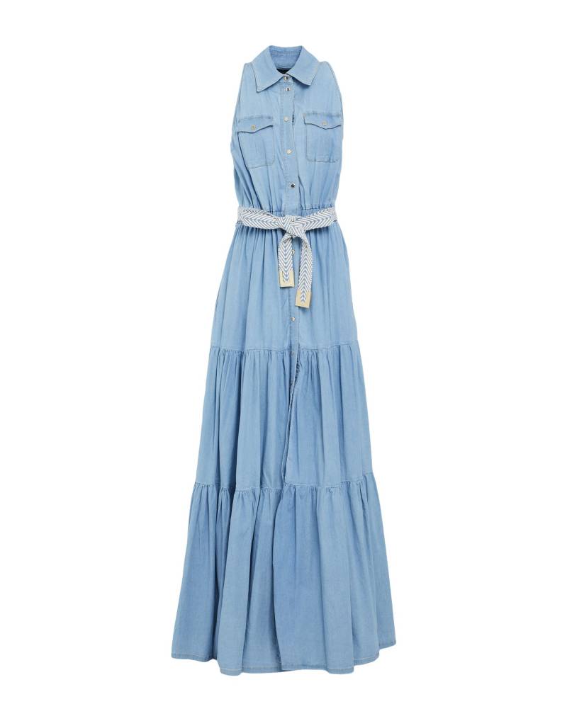 ELISABETTA FRANCHI Maxi-kleid Damen Blau von ELISABETTA FRANCHI