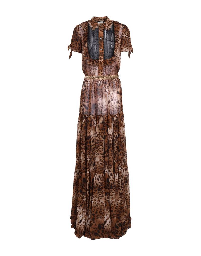 ELISABETTA FRANCHI Maxi-kleid Damen Braun von ELISABETTA FRANCHI