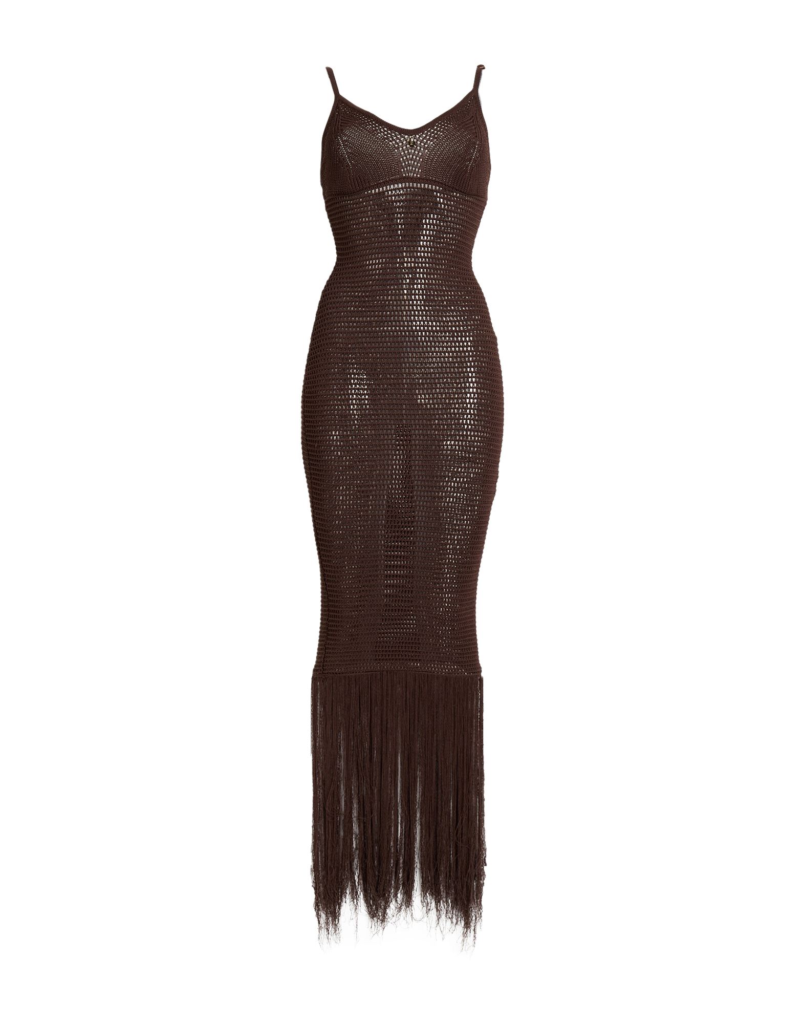 ELISABETTA FRANCHI Maxi-kleid Damen Braun von ELISABETTA FRANCHI