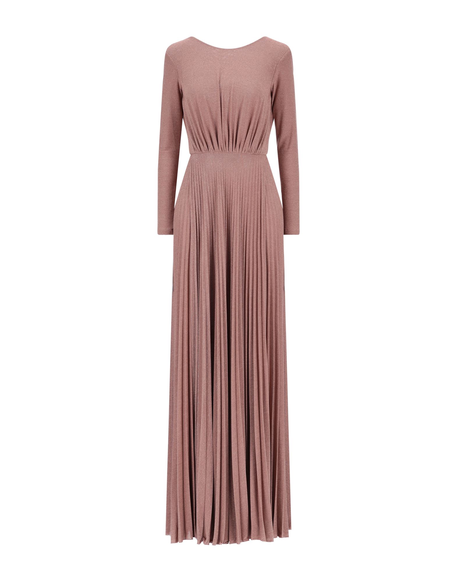 ELISABETTA FRANCHI Maxi-kleid Damen Hellbraun von ELISABETTA FRANCHI