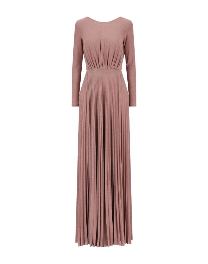 ELISABETTA FRANCHI Maxi-kleid Damen Hellbraun von ELISABETTA FRANCHI