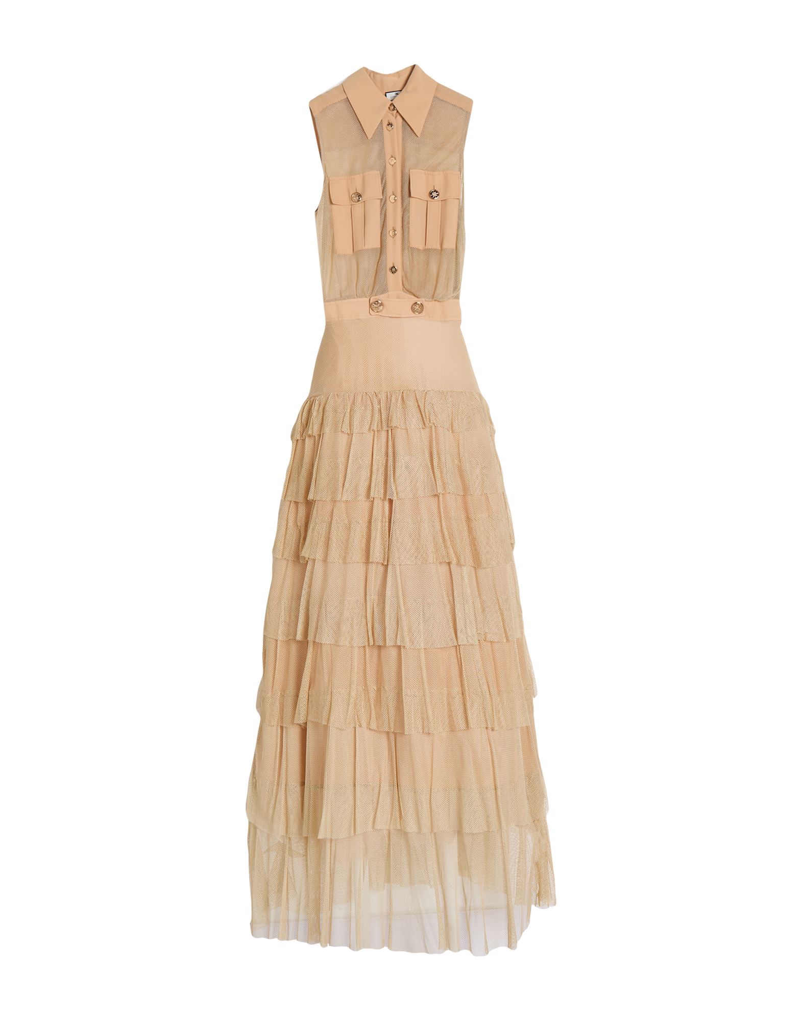 ELISABETTA FRANCHI Maxi-kleid Damen Kamel von ELISABETTA FRANCHI