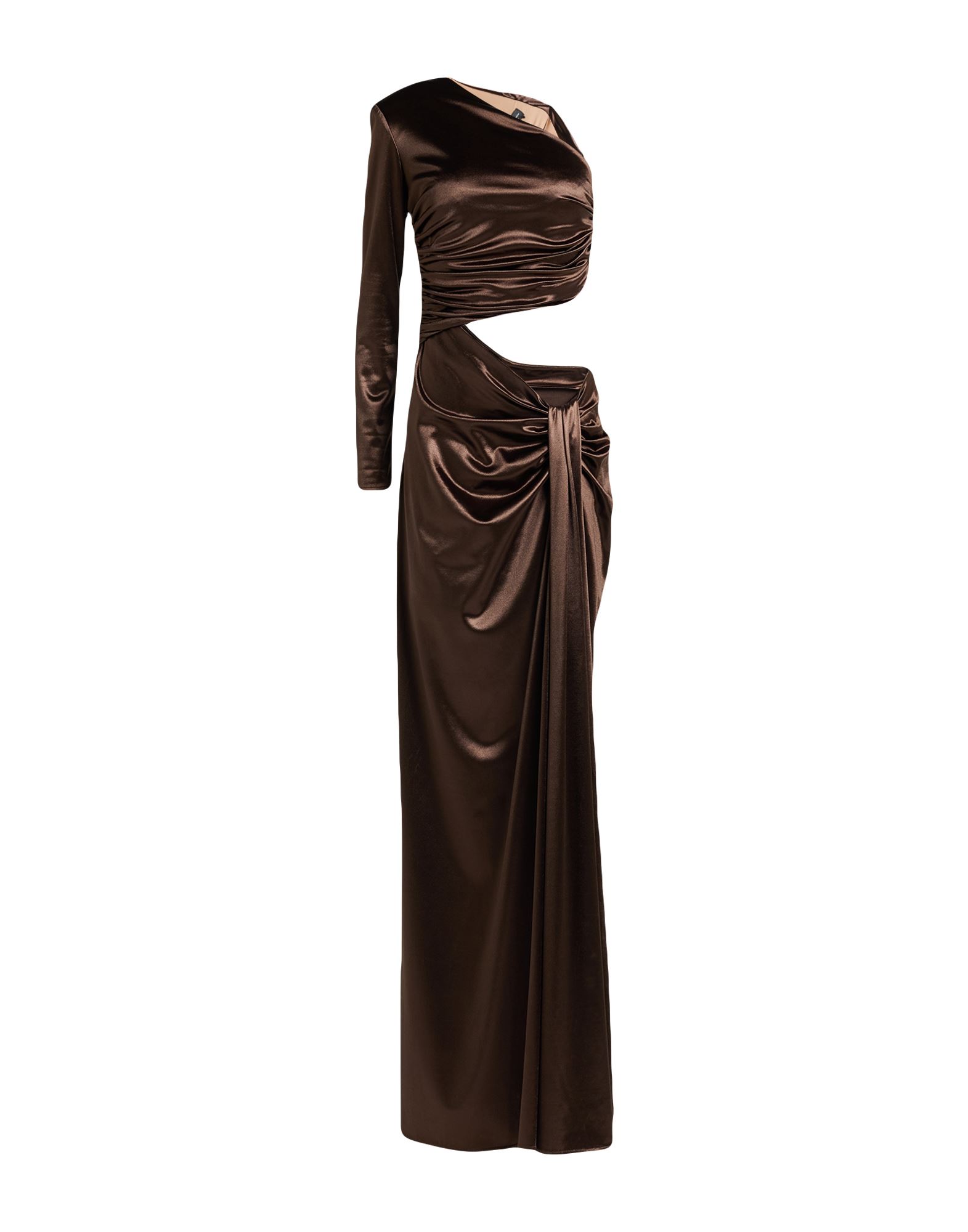 ELISABETTA FRANCHI Maxi-kleid Damen Schokobraun von ELISABETTA FRANCHI