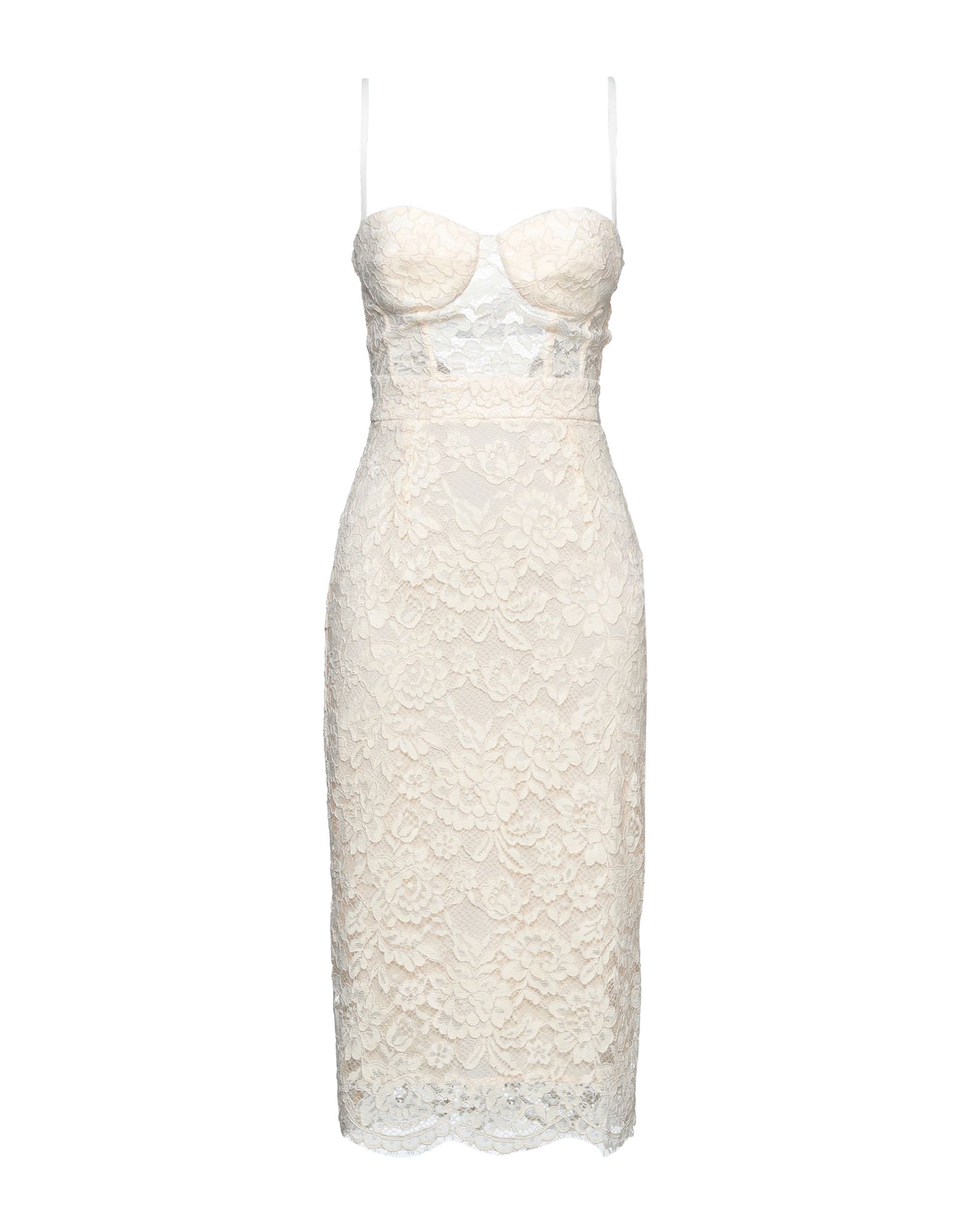 ELISABETTA FRANCHI Midi-kleid Damen Elfenbein von ELISABETTA FRANCHI