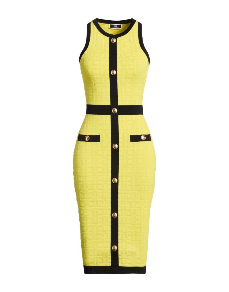 ELISABETTA FRANCHI Midi-kleid Damen Gelb von ELISABETTA FRANCHI