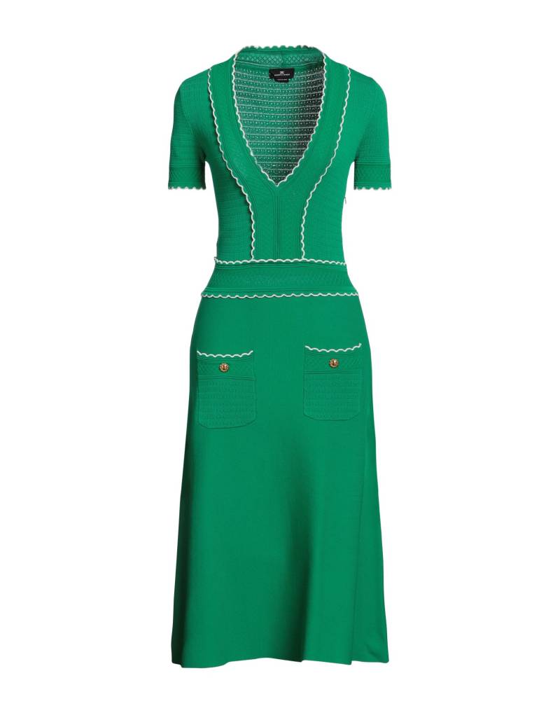 ELISABETTA FRANCHI Midi-kleid Damen Grün von ELISABETTA FRANCHI