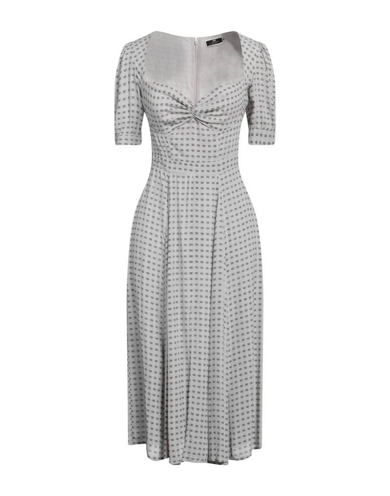 ELISABETTA FRANCHI Midi-kleid Damen Hellgrau von ELISABETTA FRANCHI