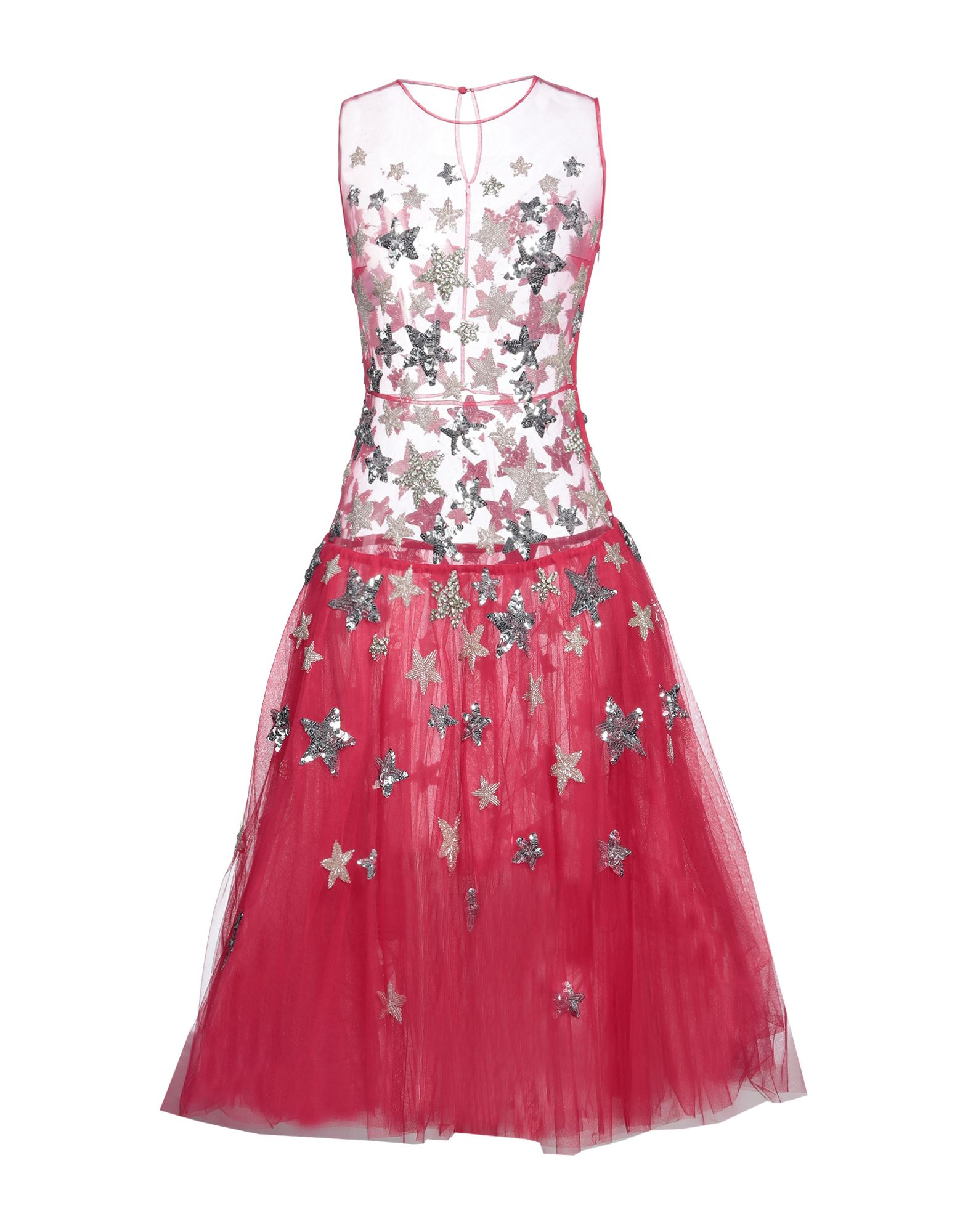 ELISABETTA FRANCHI Midi-kleid Damen Magenta von ELISABETTA FRANCHI