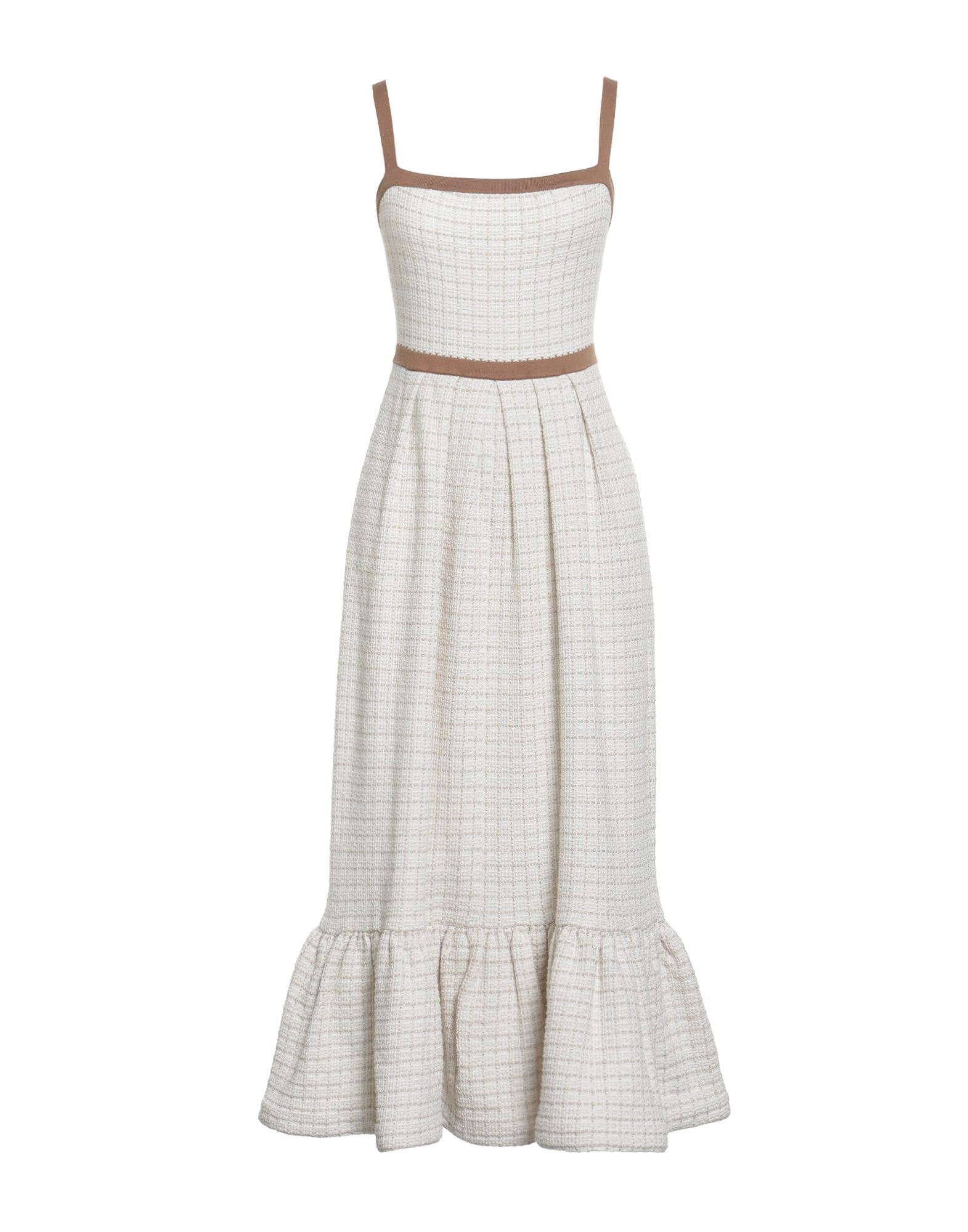 ELISABETTA FRANCHI Midi-kleid Damen Off white von ELISABETTA FRANCHI