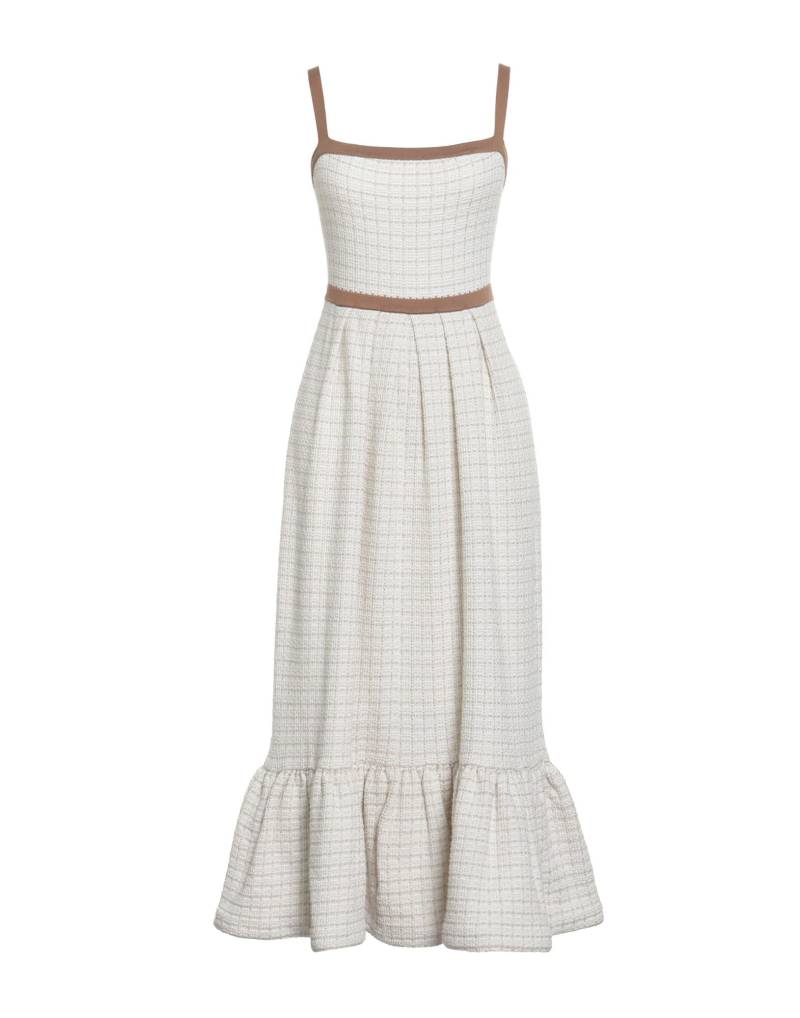 ELISABETTA FRANCHI Midi-kleid Damen Off white von ELISABETTA FRANCHI