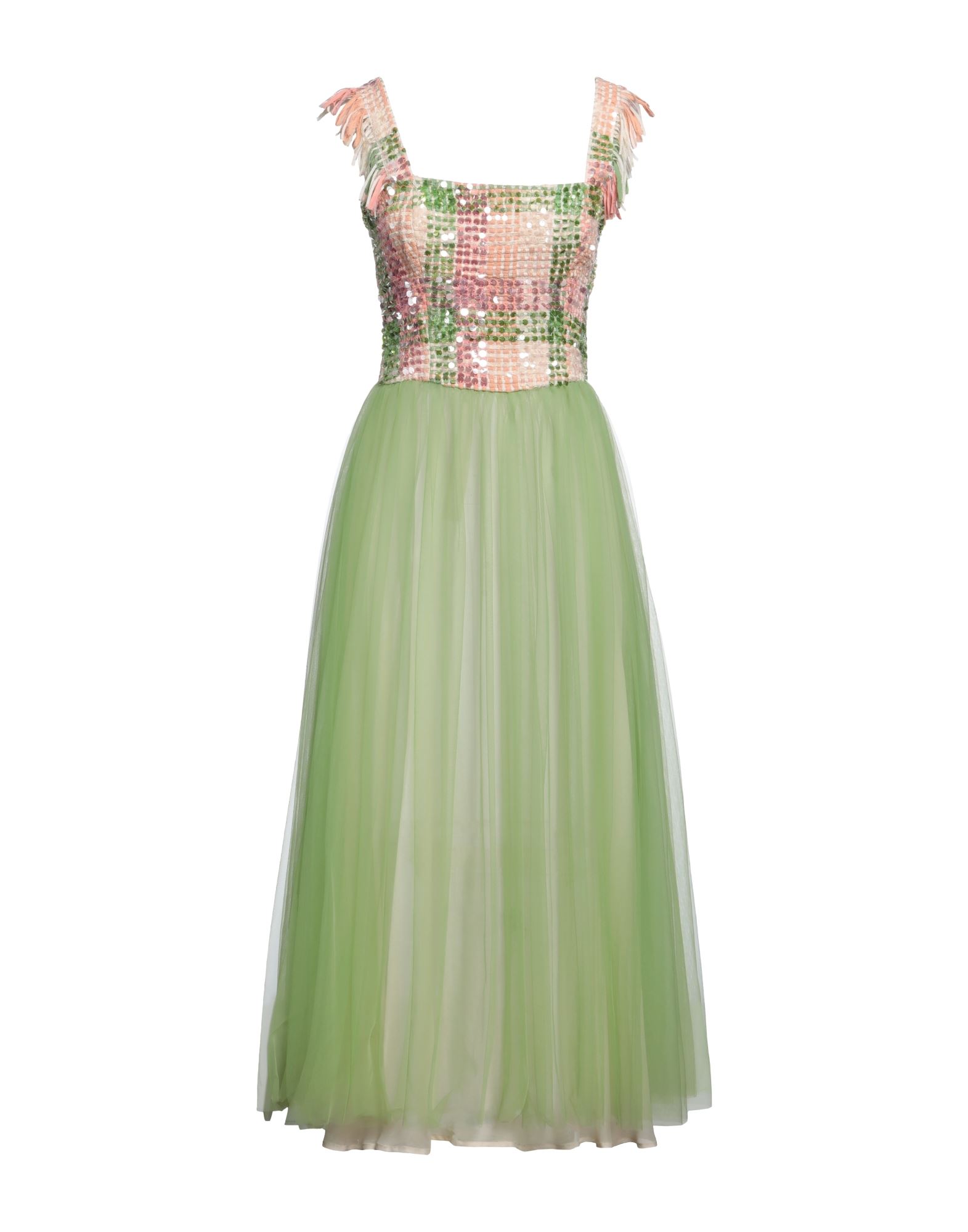 ELISABETTA FRANCHI Midi-kleid Damen Säuregrün ELISABETTA FRANCHI Midi-kleid Damen Säuregrün von ELISABETTA FRANCHI