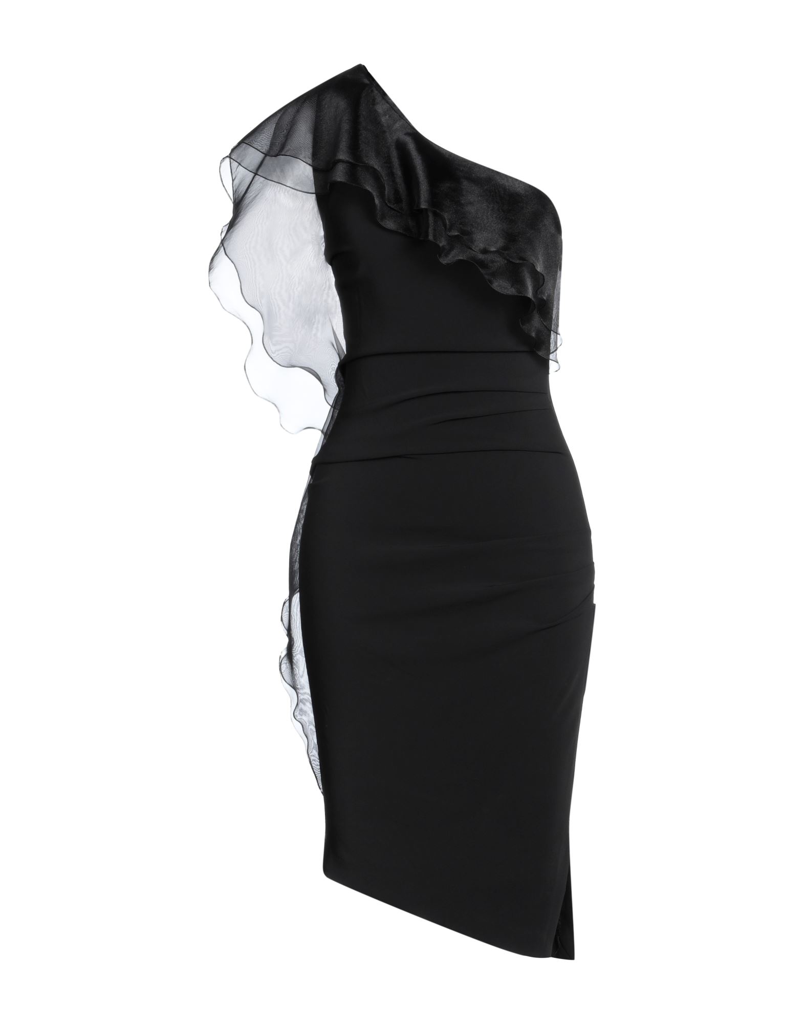 ELISABETTA FRANCHI Midi-kleid Damen Schwarz von ELISABETTA FRANCHI