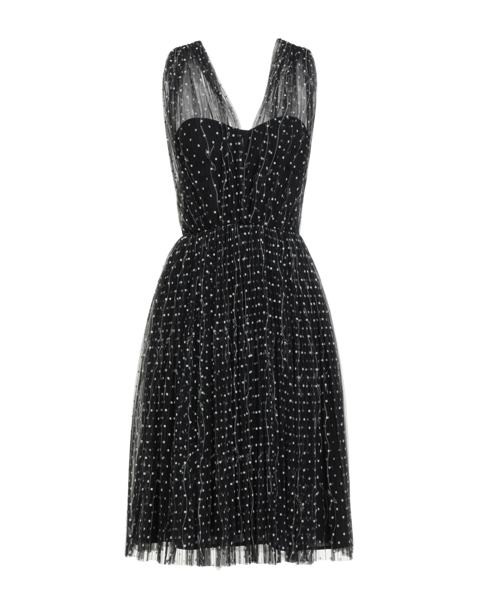 ELISABETTA FRANCHI Midi-kleid Damen Schwarz von ELISABETTA FRANCHI