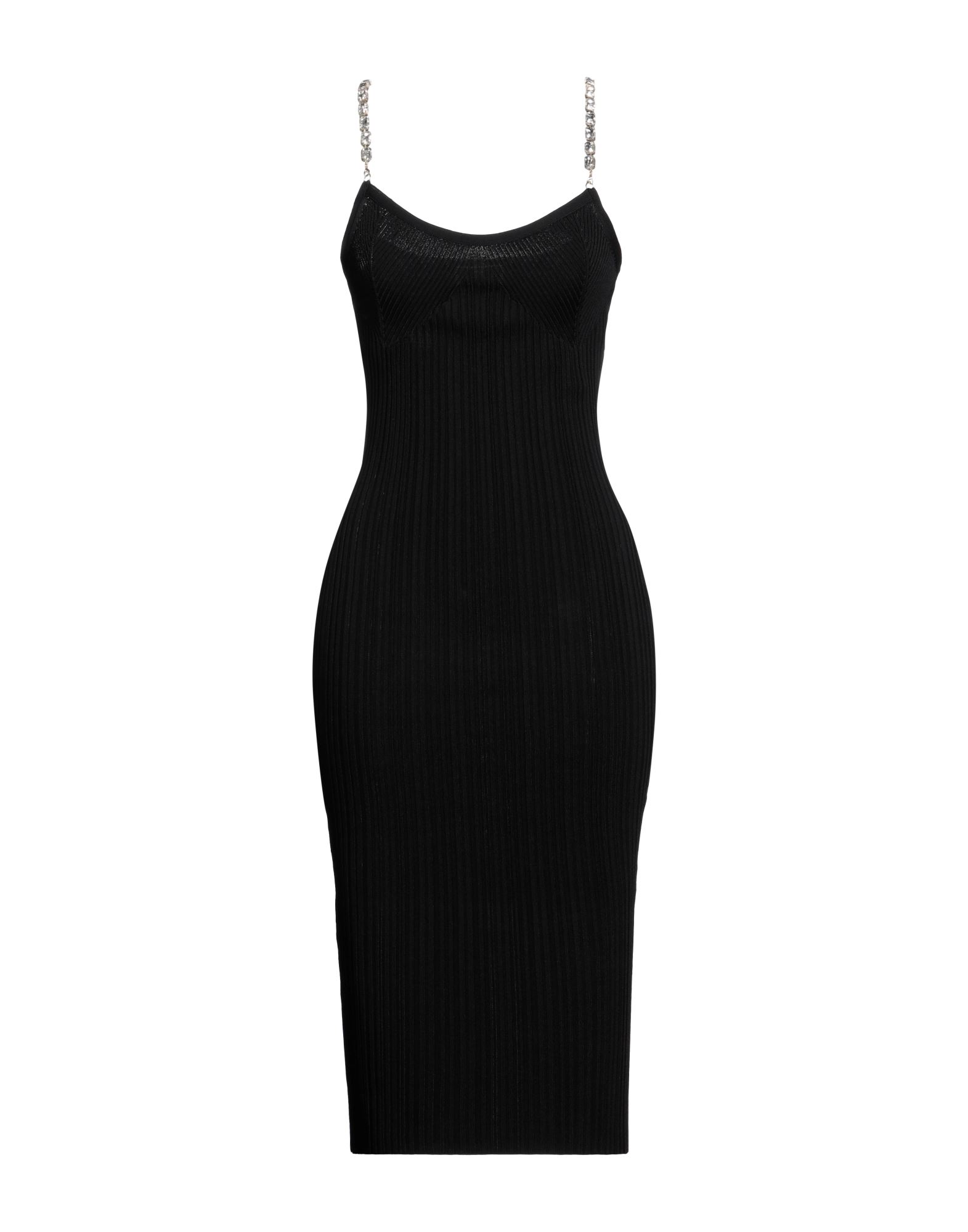 ELISABETTA FRANCHI Midi-kleid Damen Schwarz von ELISABETTA FRANCHI