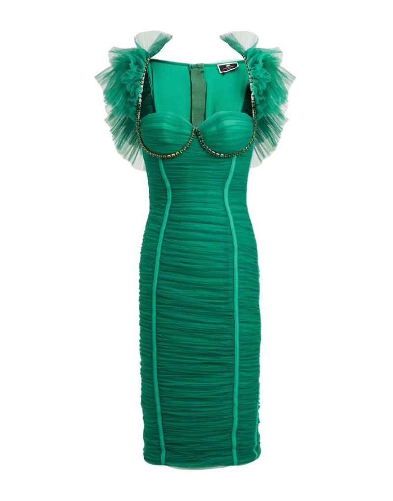 ELISABETTA FRANCHI Midi-kleid Damen Smaragdgrün von ELISABETTA FRANCHI