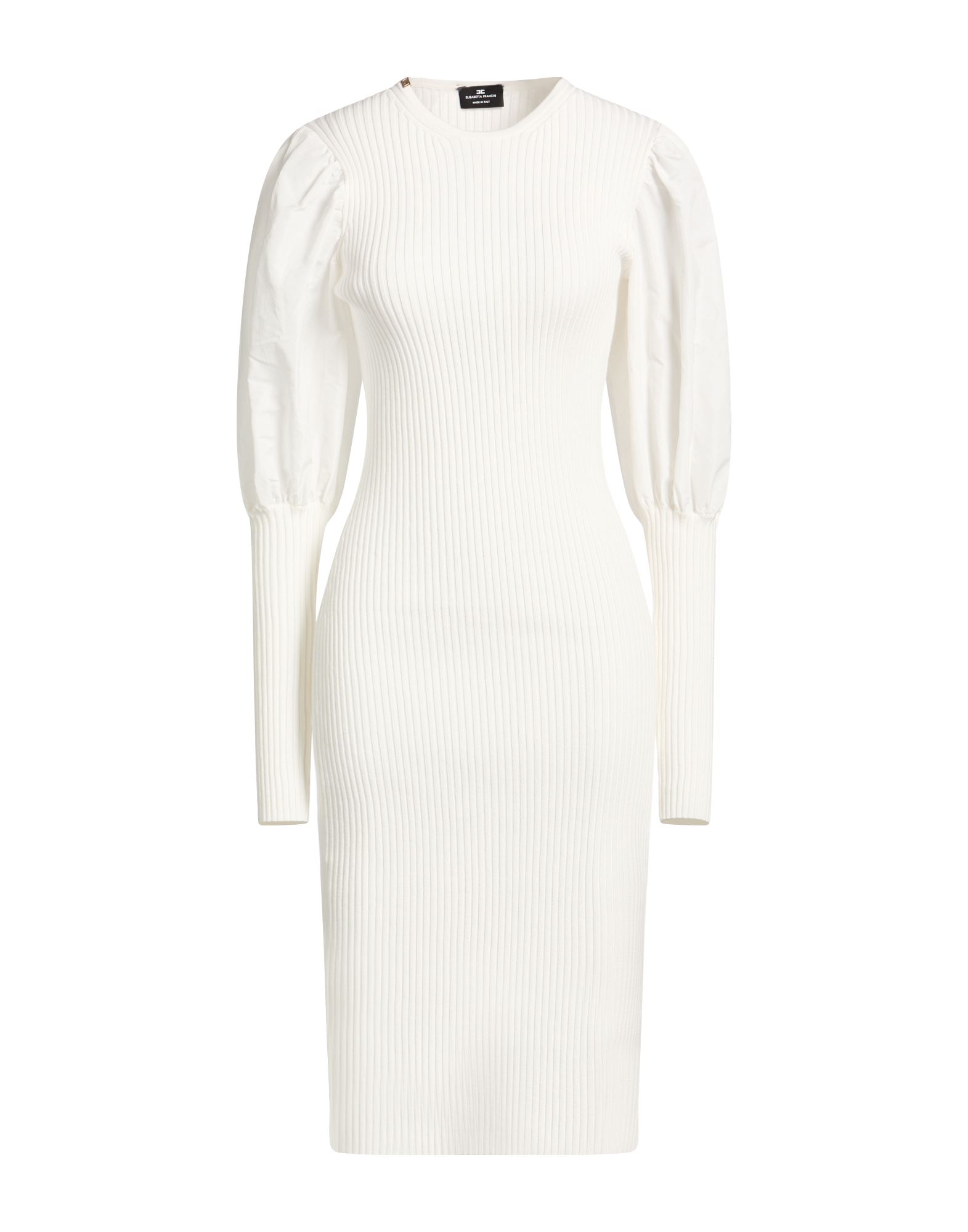 ELISABETTA FRANCHI Midi-kleid Damen Weiß von ELISABETTA FRANCHI