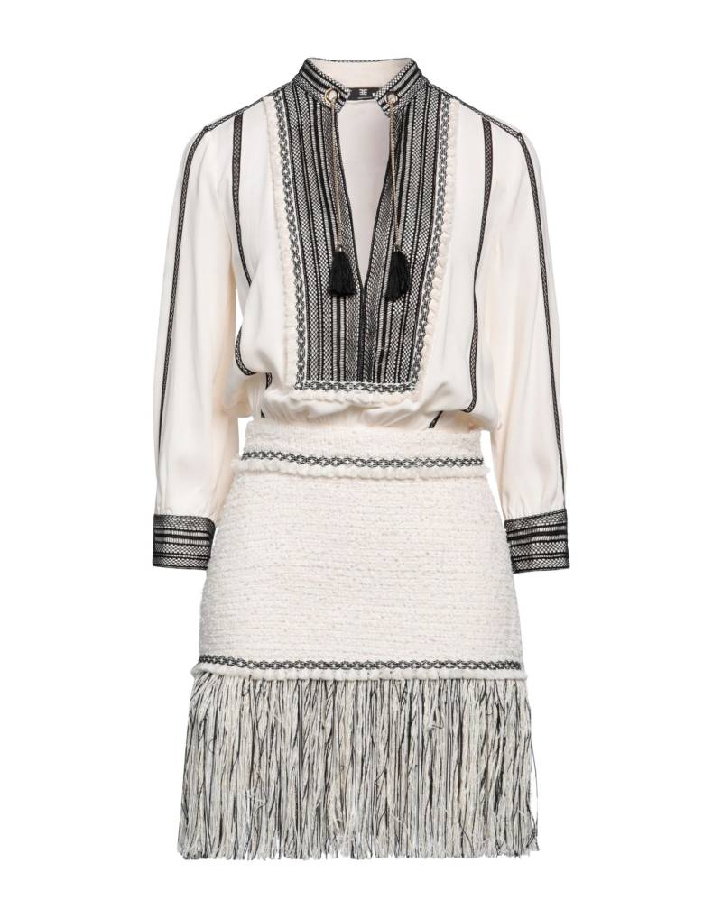 ELISABETTA FRANCHI Mini-kleid Damen Cremeweiß von ELISABETTA FRANCHI