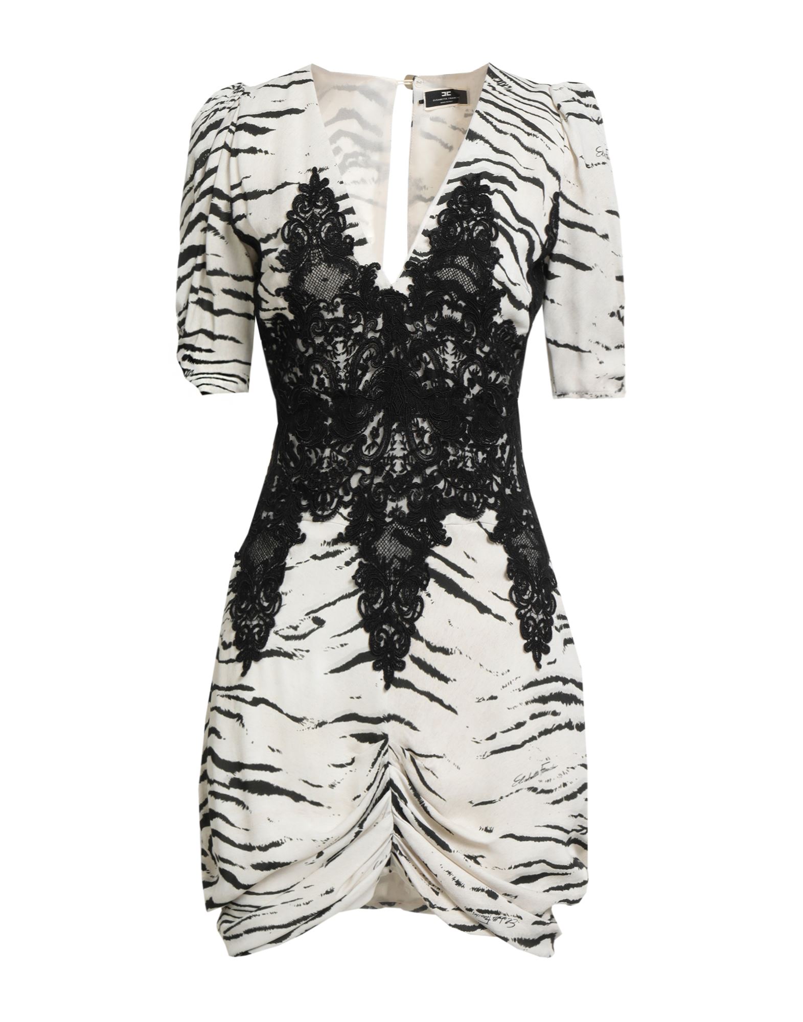 ELISABETTA FRANCHI Mini-kleid Damen Elfenbein von ELISABETTA FRANCHI